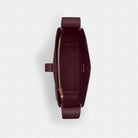 Coach Hadley Large Shoulder Bag Gold Dark Wine