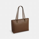 Coach Station Tote Bag Gold Dark Stone