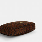 Coach Ella Shoulder Bag In Signature Chenille Gold Truffle