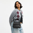 Coach Emory Top Handle Bag Gunmetal Black