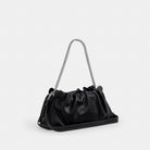 Coach Faye Large Shoulder Bag Silver Black
