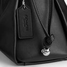 Coach Faye Large Shoulder Bag Silver Black
