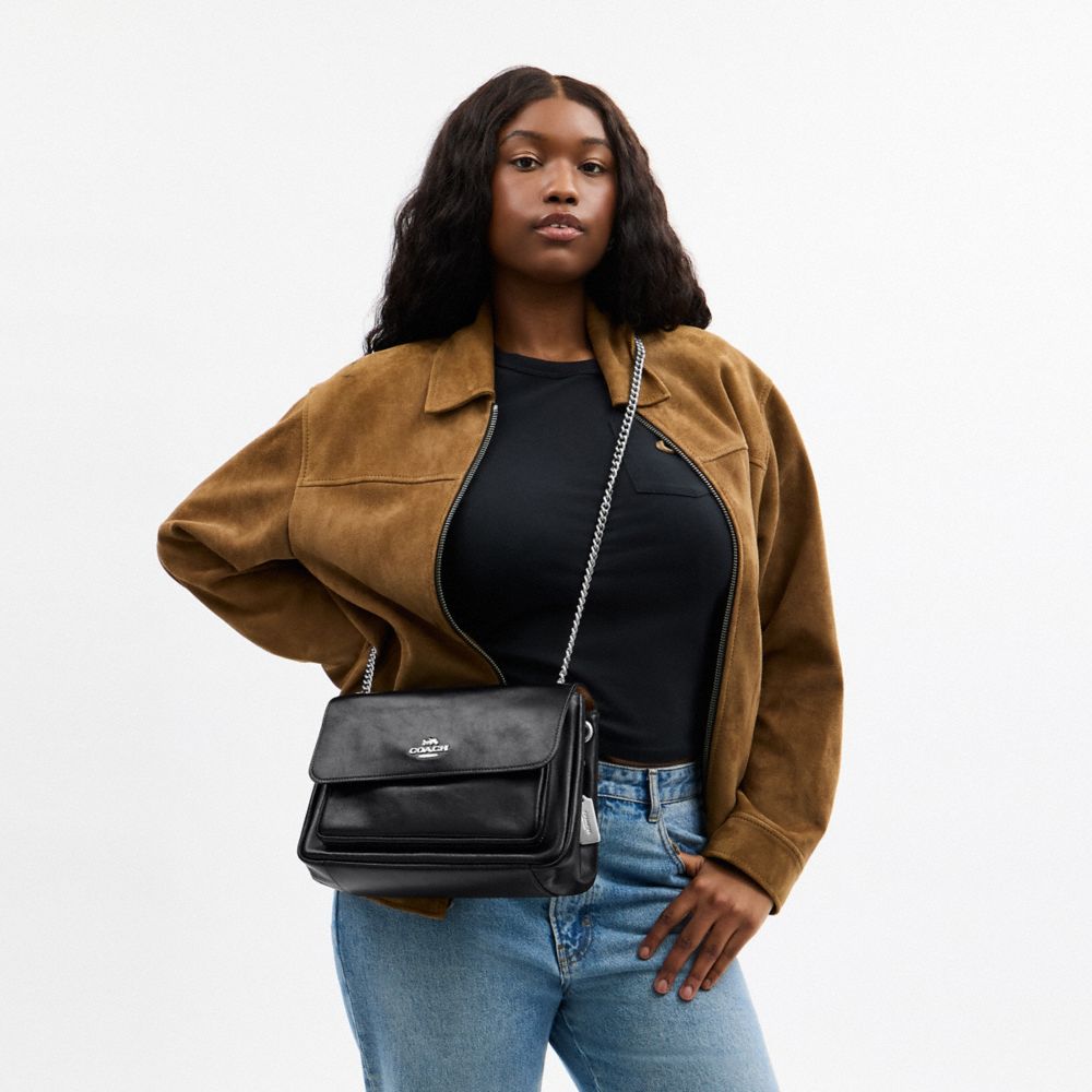 Coach Elodie Crossbody Bag Silver Black – Dawntown