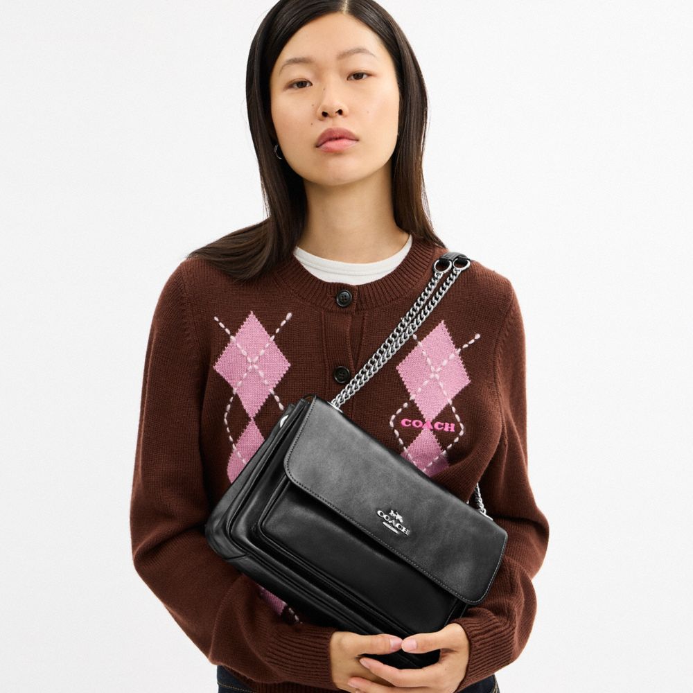 Coach Elodie Crossbody Bag Silver Black – Dawntown