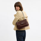 Coach Elodie Crossbody Bag Silver Maple