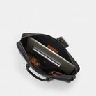 Coach Ethan Large Brief Gunmetal Black