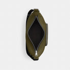 Coach Finn Crossbody Bag With Pockets Silver Olive