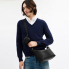 Coach Small Finn Crossbody Bag With Pouch Gunmetal Black