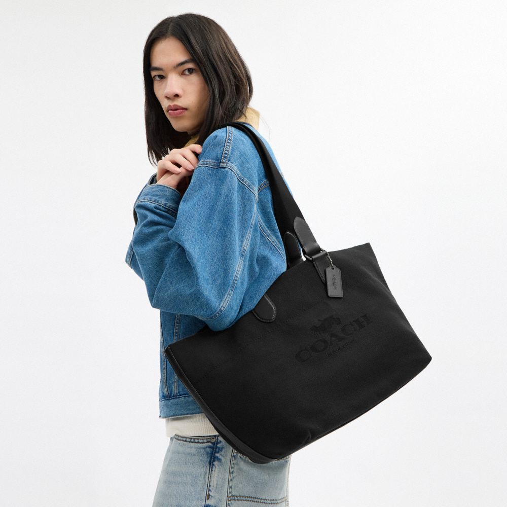 Coach Small Tour Tote Bag Gunmetal Black Multi – Dawntown