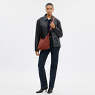 Coach Hadley Convertible Crossbody Bag Gold Clay