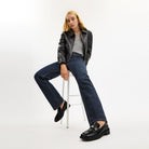 Women's Coach Square Toe Loafer Black