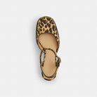 Women's Coach Tea Rose Pump With Leopard Print Natural Leopard