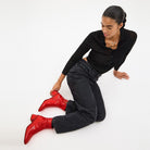 Women's Coach Gigi Bootie Bright Red
