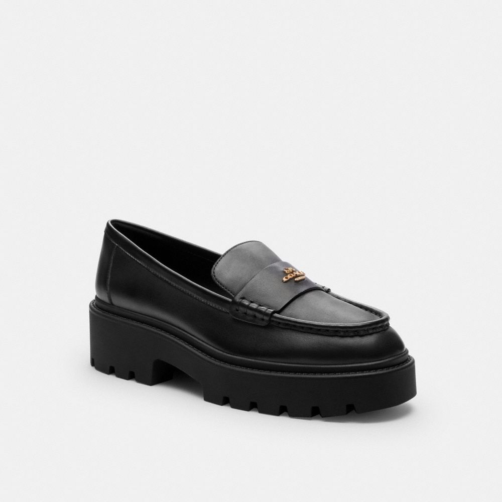 Women's Coach Lucy Loafer Black