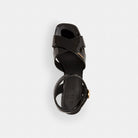 Women's Coach Block Heel Sandal Black