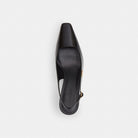 Women's Coach Slingback Heel Black