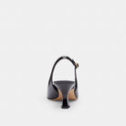 Women's Coach Slingback Heel Black