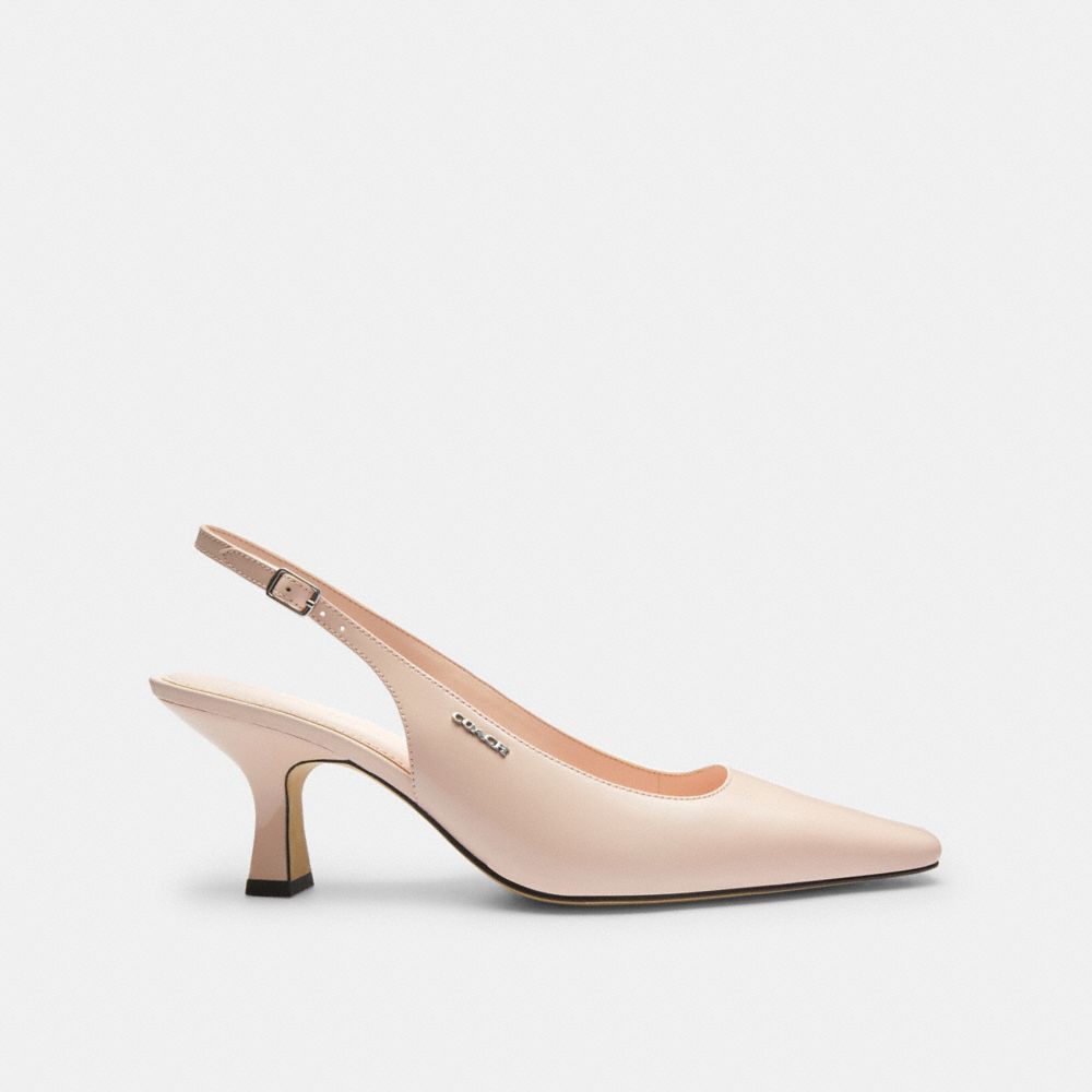Women's Coach Slingback Heel Candy Pink