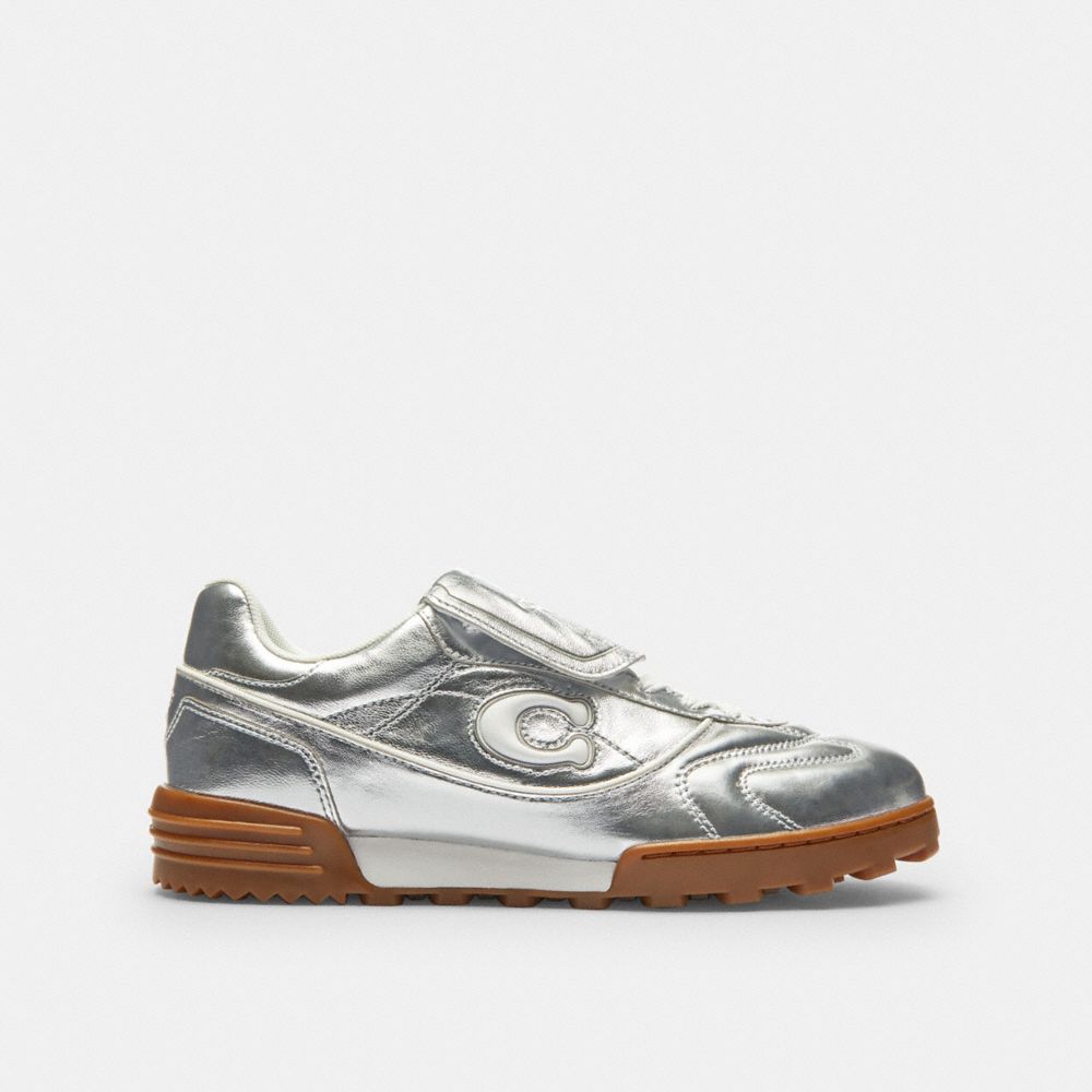 Women's Coach Match Sneaker Silver