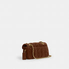 Coach Tabby Shoulder Bag 20 With Quilting Brass Warm Brown