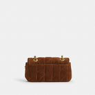 Coach Tabby Shoulder Bag 20 With Quilting Brass Warm Brown