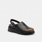 Women's Coach Sculpted C Platform Clog In Loved Leather Black