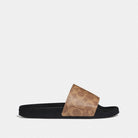 Women's Coach Udele Sport Slide In Signature Canvas Tan