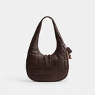 Coach Alter/Ego Crescent Shoulder Bag In Upcrafted Leather Maple