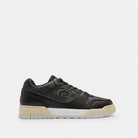 Men's Coach Soho Sneaker With Signature Canvas Charcoal Black