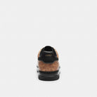 Men's Coach High Line Sneaker In Signature Canvas Khaki Black