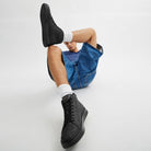 Men's Coach High Line High Top Sneaker In Signature Canvas Graphite Black