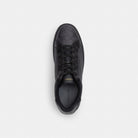 Men's Coach High Line Sneaker In Signature Canvas Graphite Black