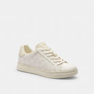 Women's Coach High Line Sneaker In Signature Canvas Off White