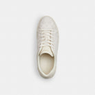 Women's Coach High Line Sneaker In Signature Canvas Off White