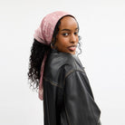 Coach Signature Silk Square Scarf Dusty Pink