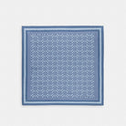 Coach Signature Silk Square Scarf Light Denim