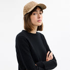 Coach Signature Jacquard Baseball Hat Tan