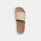 Women's Coach Udele Sport Slide In Signature Canvas Sand Multi
