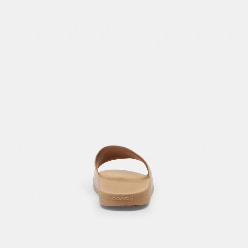 Women's Coach Udele Sport Slide In Signature Canvas Sand Multi