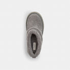 Women's Coach Christina Bootie In Signature Suede Charcoal