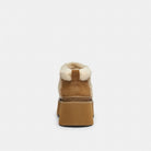 Women's Coach Christina Bootie In Signature Suede Tobacco