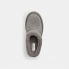 Women's Coach Cecelia Clog In Signature Suede Charcoal