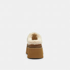 Women's Coach Cecelia Clog In Signature Suede Tobacco