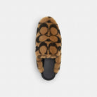 Women's Coach Slipper In Signature Shearling Coconut