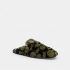 Women's Coach Slipper In Signature Shearling Olive