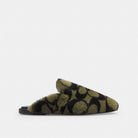 Women's Coach Slipper In Signature Shearling Olive