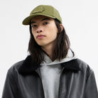 Coach Soho Flat Brim Baseball Hat Olive