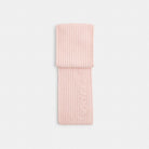 Coach Coach Script Knit Muffler Pink