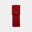 Coach Coach Script Knit Muffler Red