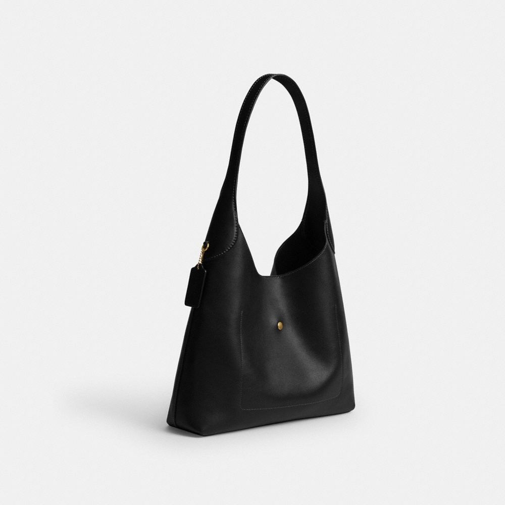 Coach Brooklyn Shoulder Bag 34 Brass Black